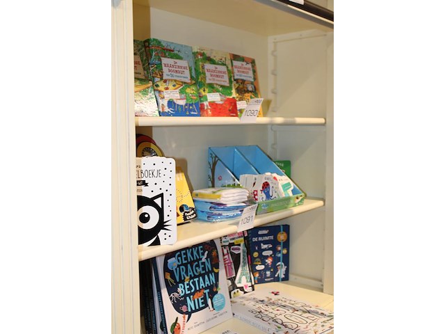 Baby boeken op schap in diverse uitvoeringen, 12 stuks. - afbeelding 2 van  2