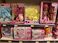 Baby born producten w.o. kleding, schoenen, bad, pop etc. in 4 schappen. - afbeelding 4 van  4