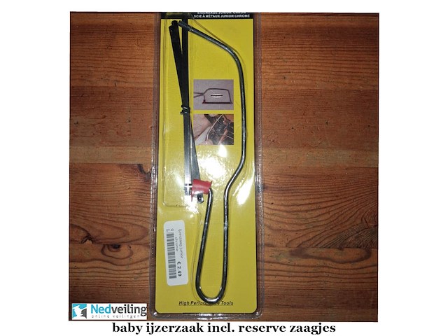 Baby ijzerzaag incl. reserve zaagbladen (doos-q) - afbeelding 2 van  3