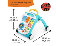 Baby walker 4 in 1 musical mix n roll baby einstein blauw - afbeelding 3 van  4