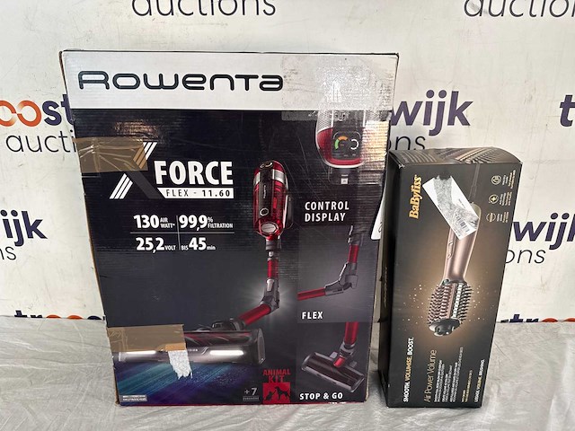 Babyliss air power volume as95e – föhnborstel | rowenta x-force flex 11.60 rh9879 – steelstofzuiger - afbeelding 1 van  3