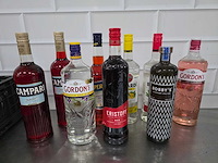 Bacardi, bobbi’s, campari, etc. sterke drank fles (9x) - afbeelding 2 van  4