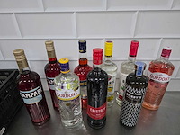Bacardi, bobbi’s, campari, etc. sterke drank fles (9x) - afbeelding 3 van  4