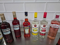 Bacardi, bobbi’s, campari, etc. sterke drank fles (9x) - afbeelding 4 van  4
