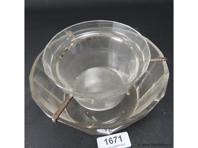 Baccarat kristallen kaviaarschaal - afbeelding 3 van  5