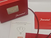 Baccarat (rouge) hart pendant collier - inclusief doos - afbeelding 7 van  9