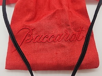 Baccarat (rouge) hart pendant collier - afbeelding 6 van  6