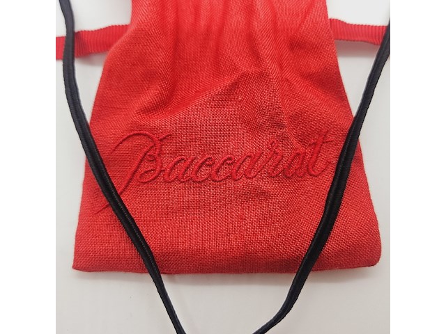 Baccarat (rouge) hart pendant collier - afbeelding 5 van  6