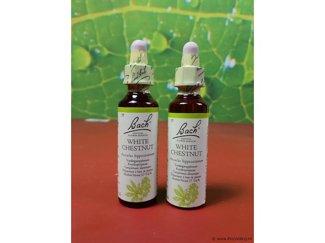 Bach voedingssupplementen, diverse soorten o.a. bloemenremedy original flower essences, wild oat & white chesnut - afbeelding 5 van  33