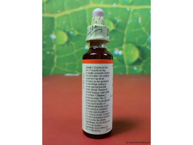 Bach voedingssupplementen, diverse soorten o.a. bloemenremedy original flower essences, wild oat & white chesnut - afbeelding 30 van  33