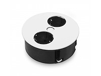 Bachmann - twist mat wit 2s - inbouwstopcontact (11x) - afbeelding 1 van  1