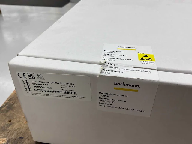 Bachmann ot1215wm industriële touchscreen hmi - afbeelding 3 van  3