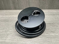 Bachmann twist 2x stopcontact mat zwart - afbeelding 4 van  4