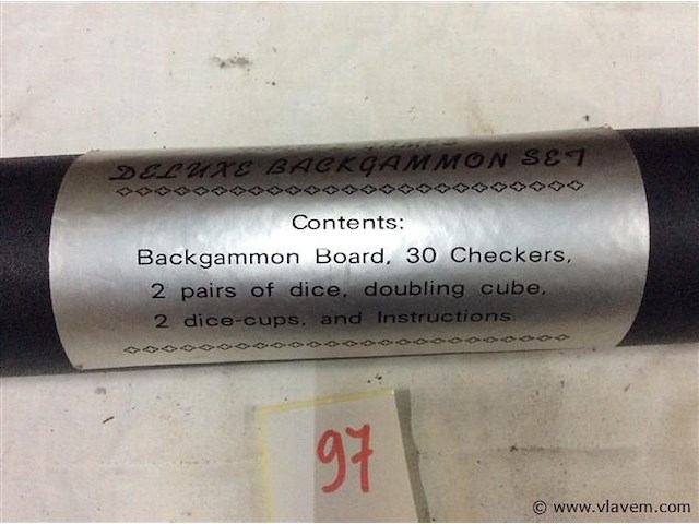 Backgammon compleet - afbeelding 2 van  3