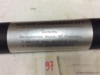 Backgammon compleet - afbeelding 2 van  3