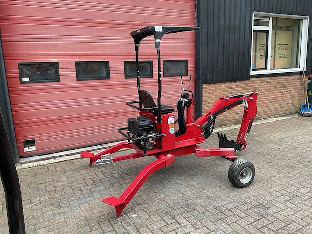 Backhoe ate minigraafmachine - afbeelding 4 van  26