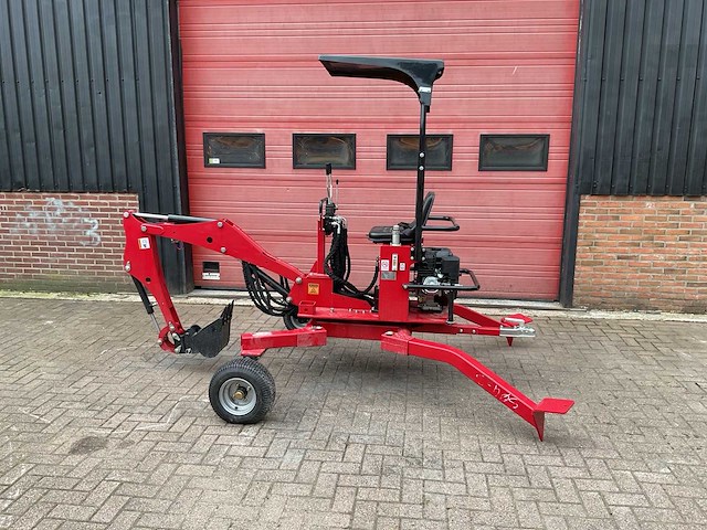 Backhoe ate minigraafmachine - afbeelding 1 van  26