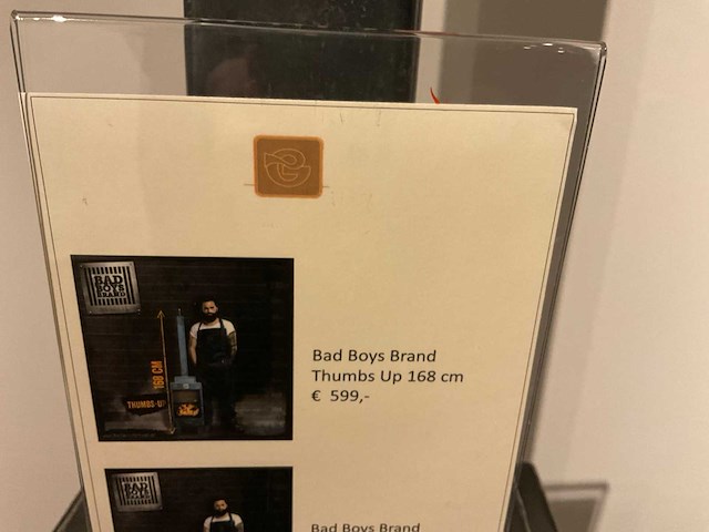 Bad boys brand thumbs up terraskachel - afbeelding 6 van  6