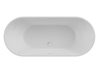 Bad monoblock / vrijstaand, allibert, ancoletti ilot, wit - afbeelding 1 van  3