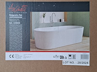 Bad monoblock / vrijstaand, allibert, ancoletti ilot, wit - afbeelding 2 van  3