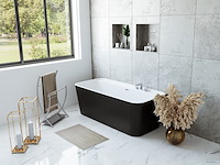 Bad monoblock / vrijstaand, allibert, kalora, zwart mat - afbeelding 3 van  5