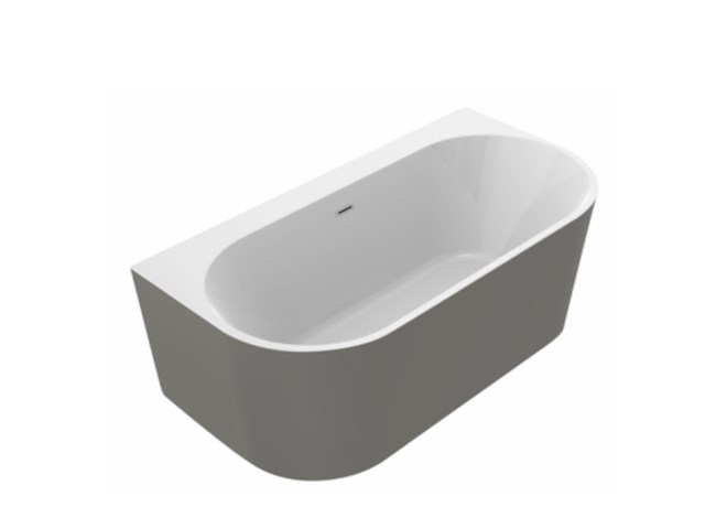 Bad monoblock / vrijstaand, allibert, ondina, gun metal - afbeelding 1 van  2