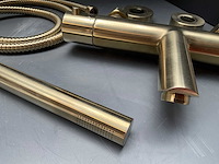 Bad thermostaat kraan geborsteld goud - afbeelding 1 van  2