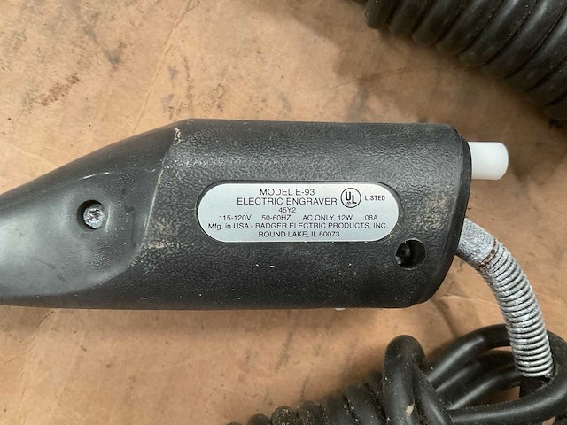 Badger electric e-93 graveerpen (2x) - afbeelding 3 van  3