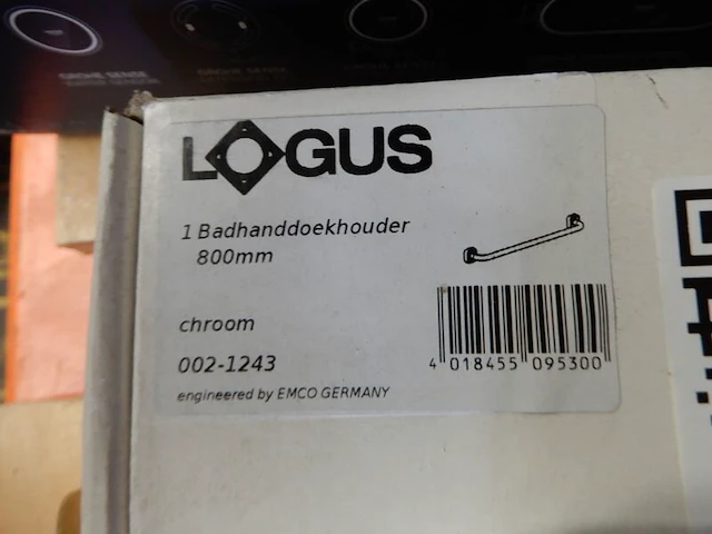 Badhanddoekhouder, logus, chroom - afbeelding 4 van  4