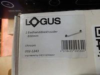 Badhanddoekhouder, logus, chroom - afbeelding 4 van  4