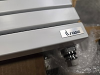 Badkamer design radiator handoek vasco, wit - afbeelding 2 van  6