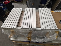 Badkamer design radiator handoek vasco, wit - afbeelding 3 van  6