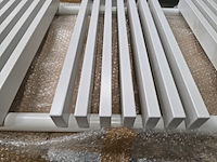 Badkamer design radiator handoek vasco, wit - afbeelding 4 van  8