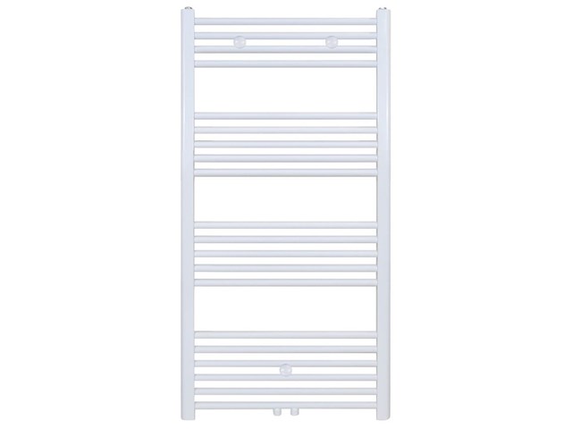 Badkamer radiator 120x50 cm, belrad, bw1200500, wit - afbeelding 1 van  3