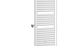 Badkamer radiator 180 x 60 cm kermi, wit - afbeelding 1 van  3