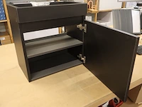 Badkamerkast, zwart - afbeelding 4 van  8