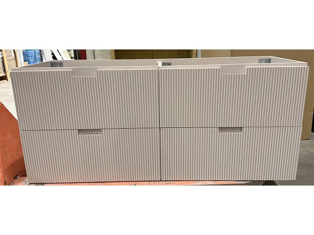 Badkamermeubel 120 cm poederroze - afbeelding 2 van  6