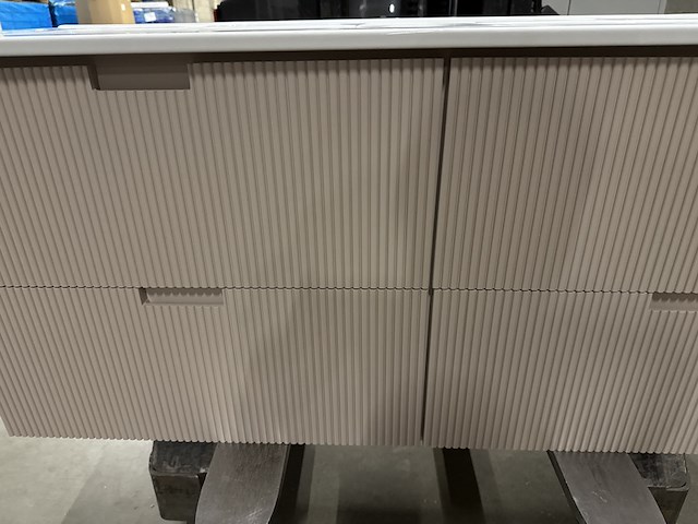 Badkamermeubel 120 cm poederroze - afbeelding 5 van  6