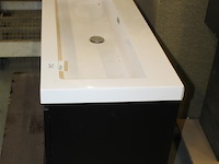 Badkamermeubel 120 x 46 x 63 cm met twee laden. - afbeelding 3 van  4