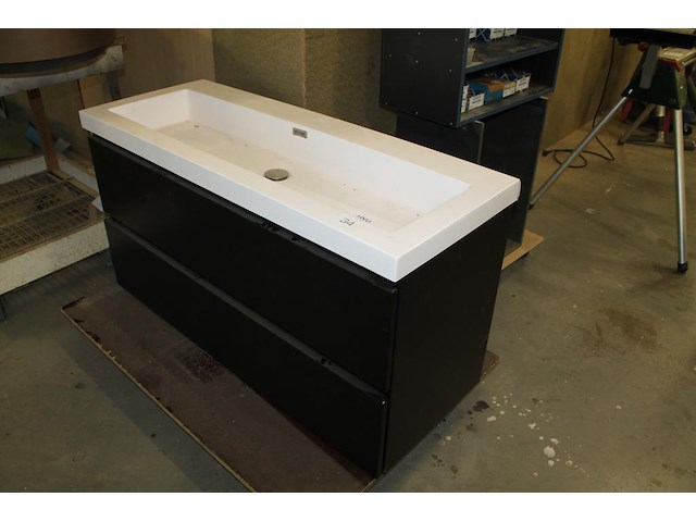 Badkamermeubel 120 x 46 x 63 cm met twee laden. - afbeelding 4 van  4