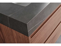 Badkamermeubel 2-persoons - 150cm - kleur walnoot - afbeelding 4 van  5