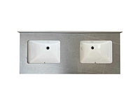 Badkamermeubel 2-persoons met hangkast - 120cm - kleur walnoot - afbeelding 18 van  19