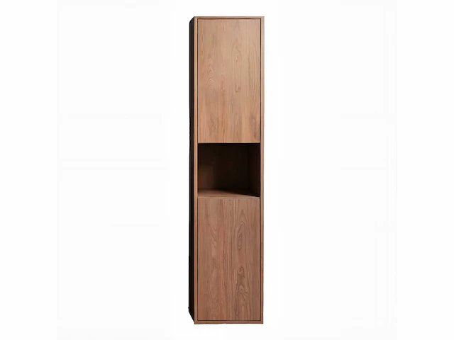 Badkamermeubel 2-persoons met hangkast - 120cm - kleur walnoot - afbeelding 4 van  19