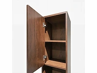 Badkamermeubel 2-persoons met hangkast - 120cm - kleur walnoot - afbeelding 10 van  19