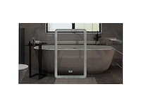 Badkamermeubel 2-persoons met hangkast - 150cm - kleur walnoot - afbeelding 2 van  8