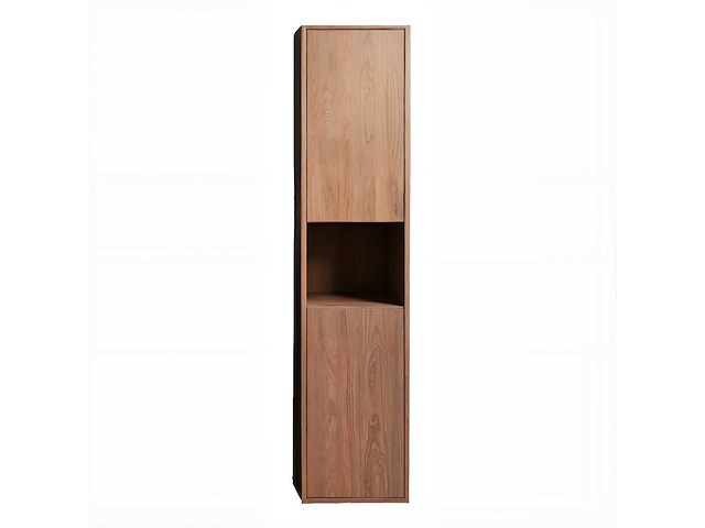 Badkamermeubel 2-persoons met hangkast - 150cm - kleur walnoot - afbeelding 4 van  20