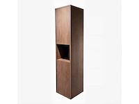 Badkamermeubel 2-persoons met hangkast - 150cm - kleur walnoot - afbeelding 5 van  20