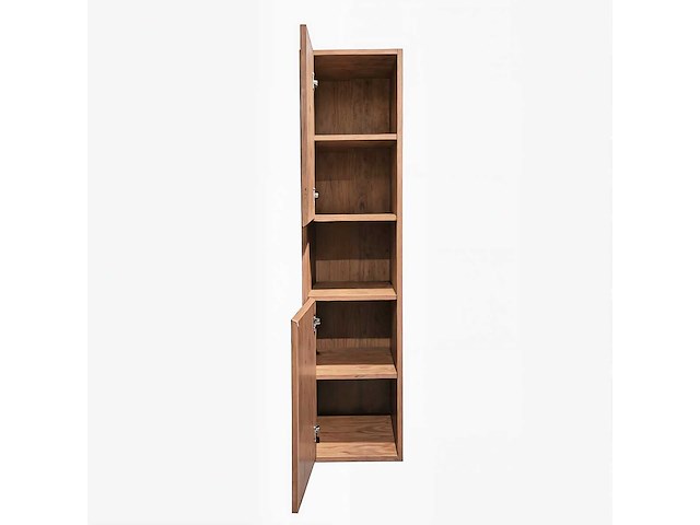 Badkamermeubel 2-persoons met hangkast - 150cm - kleur walnoot - afbeelding 6 van  20