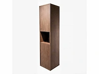 Badkamermeubel 2-persoons met hangkast - 150cm - kleur walnoot - afbeelding 7 van  21