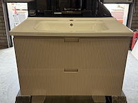 Badkamermeubel 80 cm poederroze - afbeelding 2 van  5